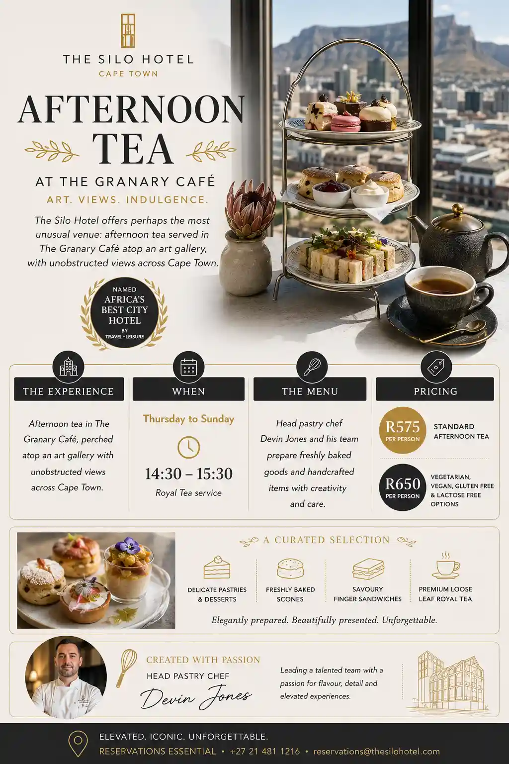 The Silo Hotel High Tea