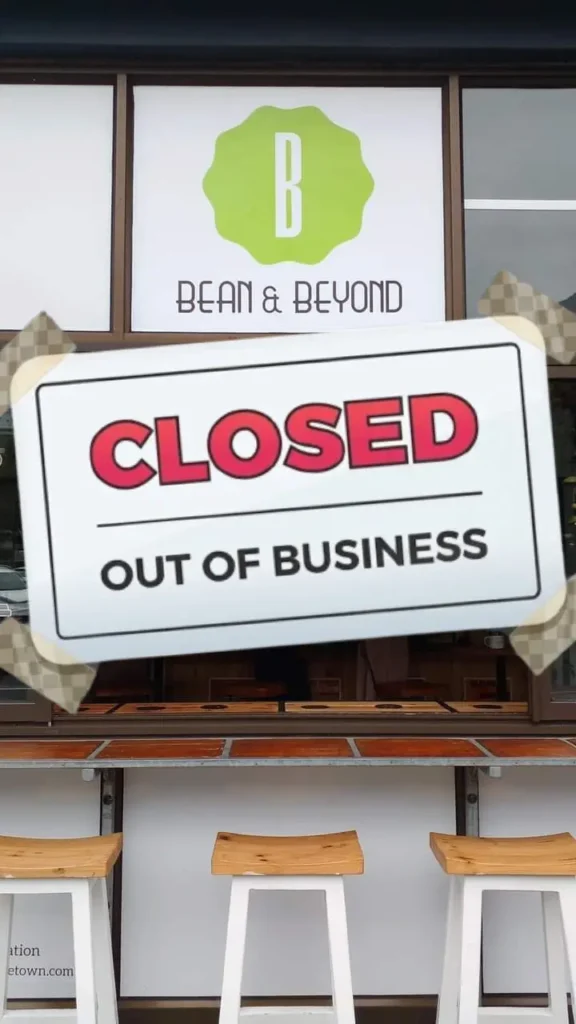 Bean & Beyond Closed Down