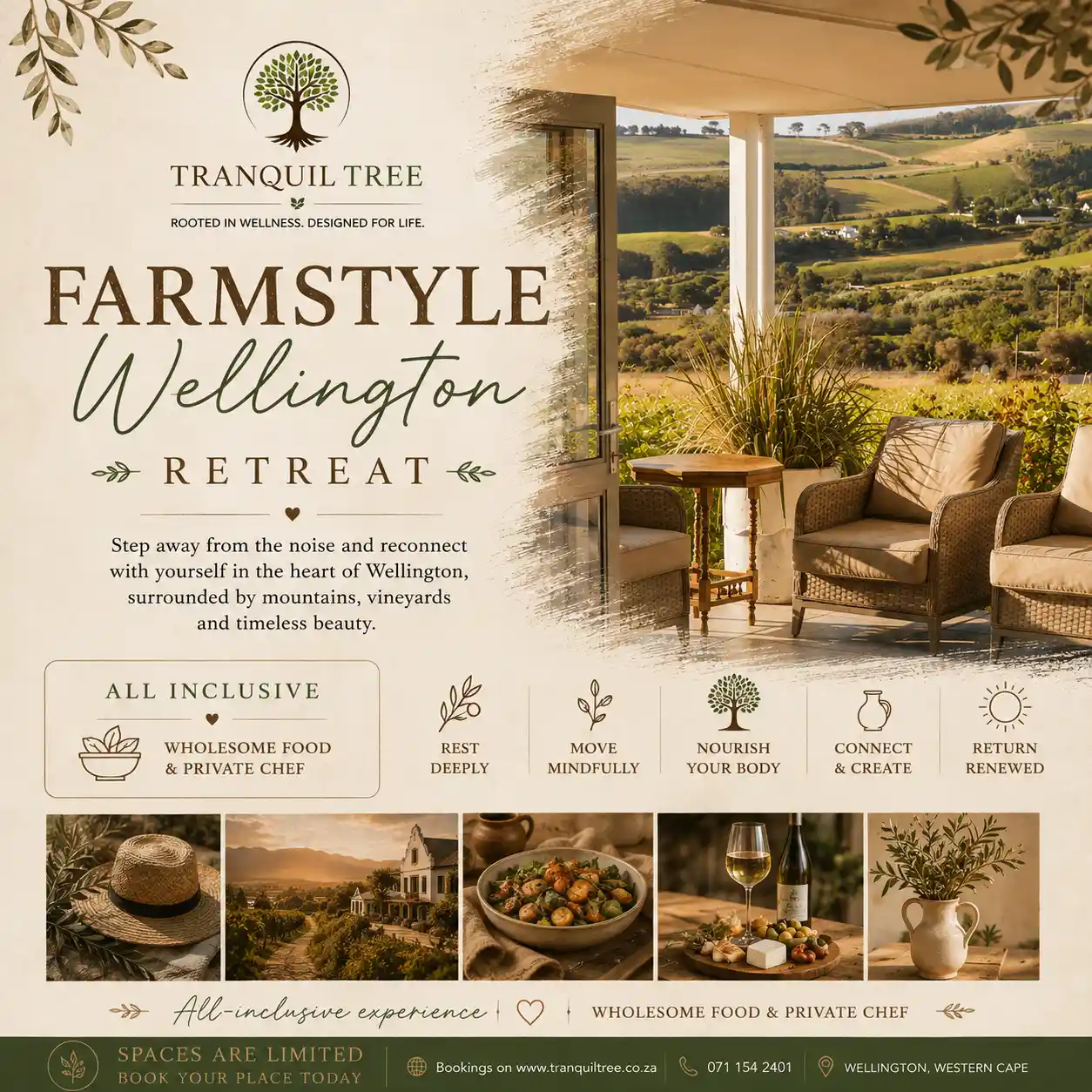 Dunstone Farm Style Wellington Retreats