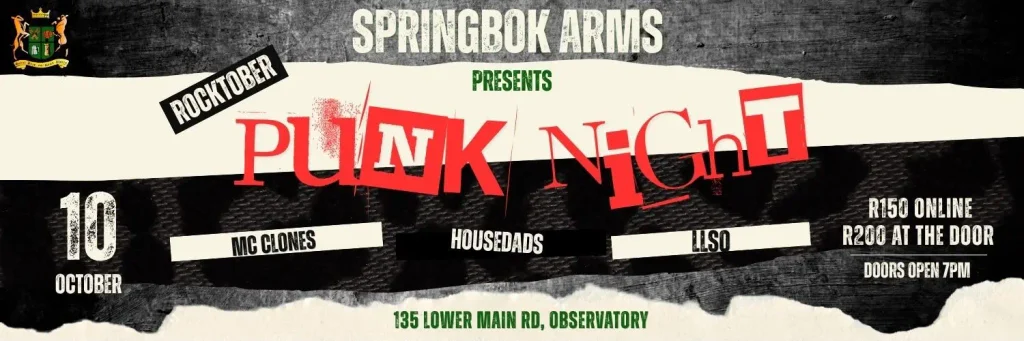 Punk Night at Springbok Arms
