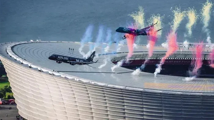DHL Stadium Fly By